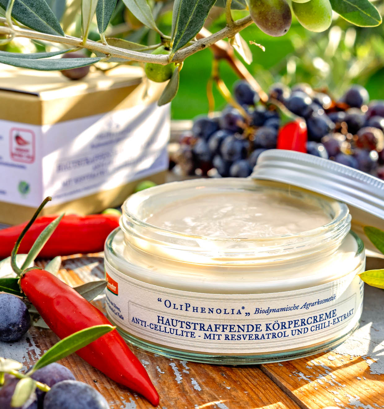 Hautstraffende Körpercreme