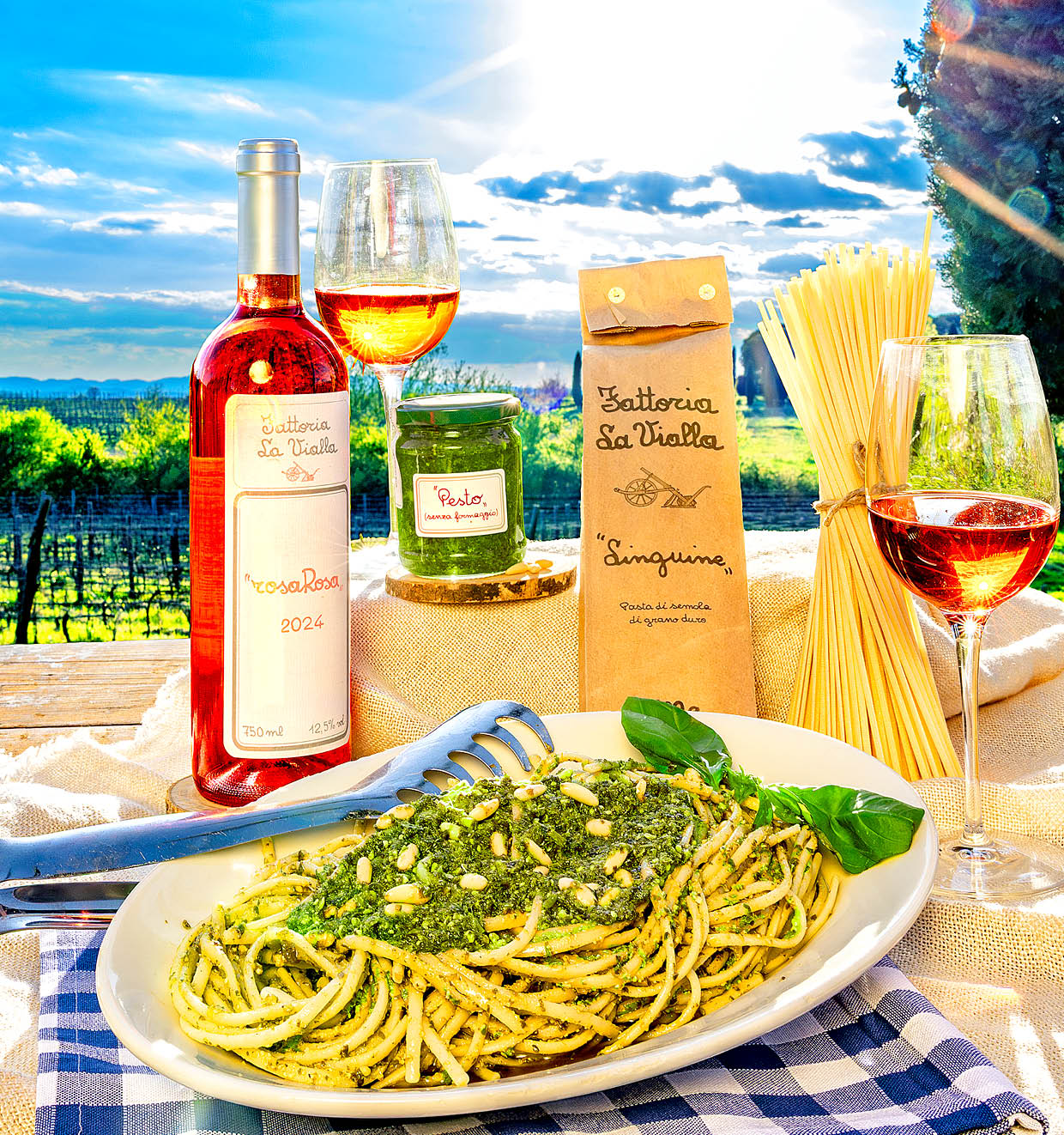 Hochgenuss in Grün und Rosa