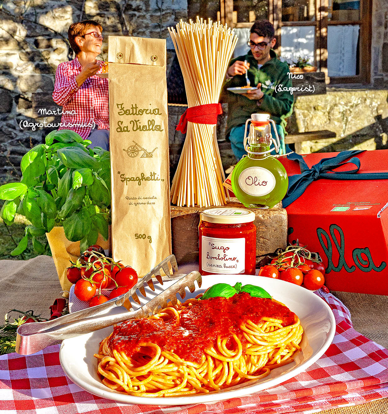 Zwei Spaghetti im Nu