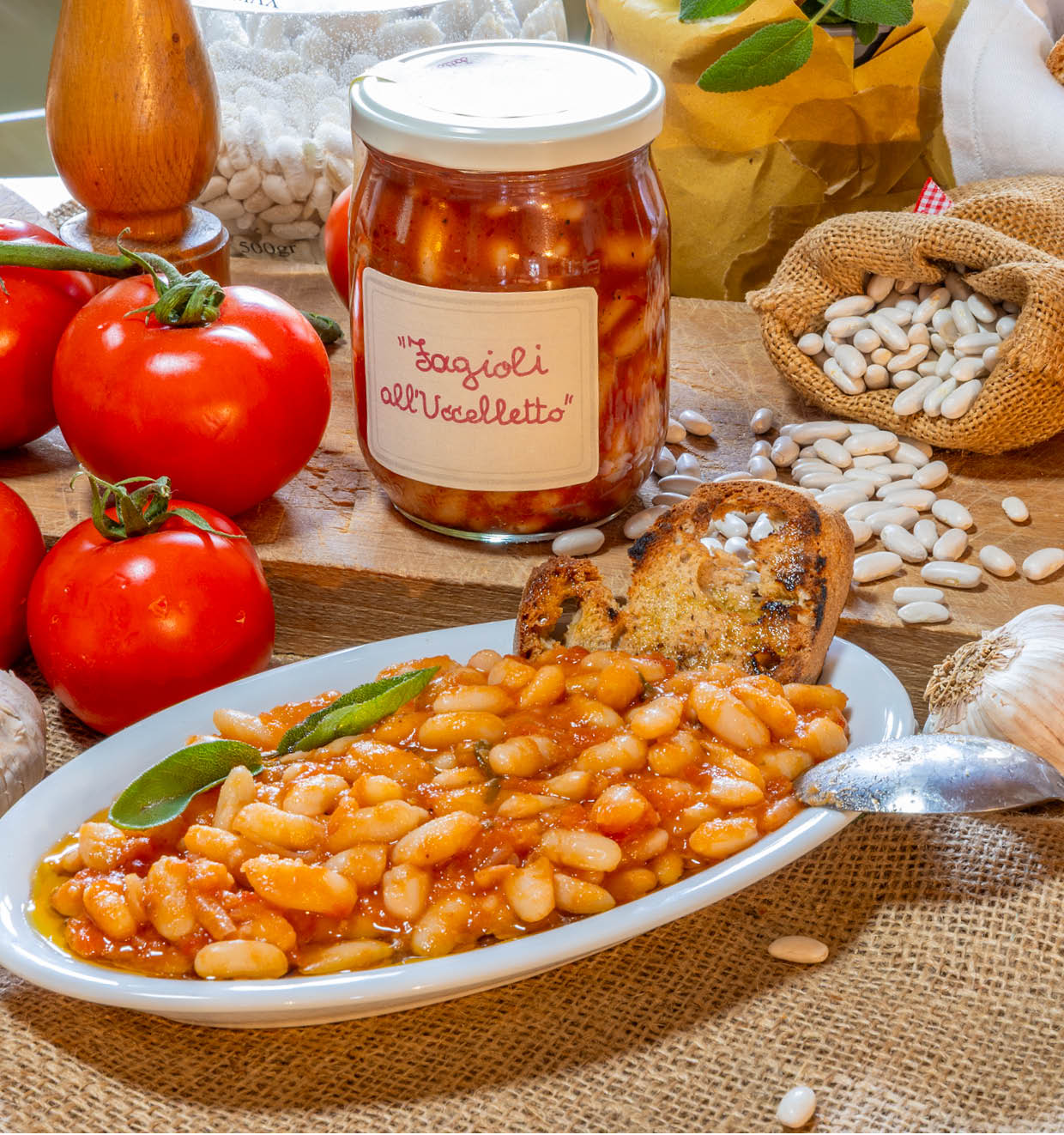 Fagioli all'Uccelletto