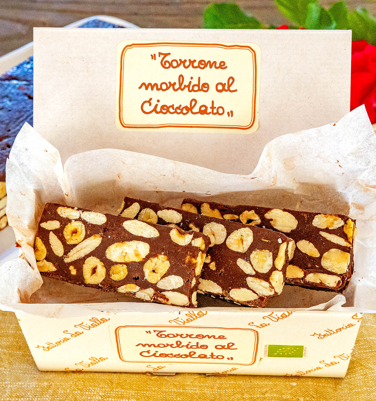 Organic Soft Chocolate Nougat