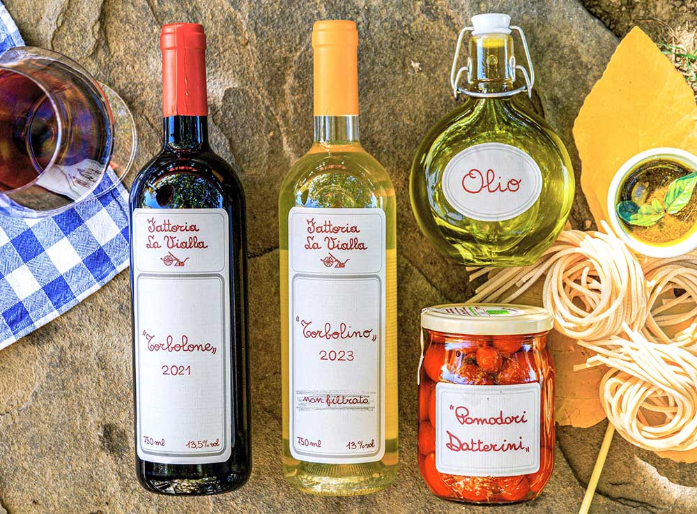 Einige Erzeugnisse von La Vialla
