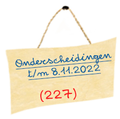 Onderscheidingen in 2022
