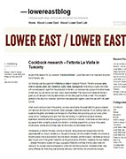 Lower East Blog 2015